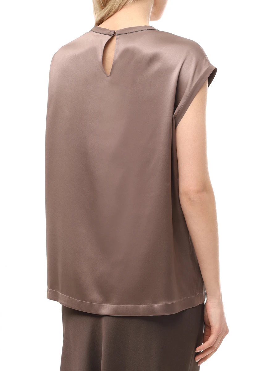 Топ шелковый