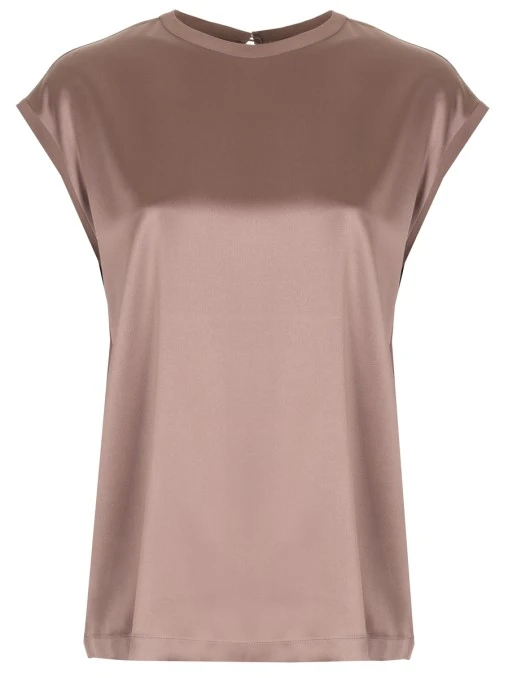 Топ шелковый BRUNELLO CUCINELLI