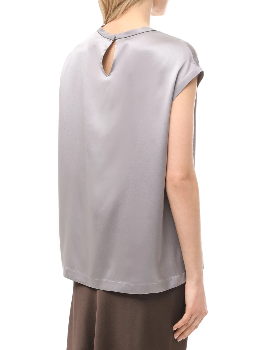 Топ шелковый