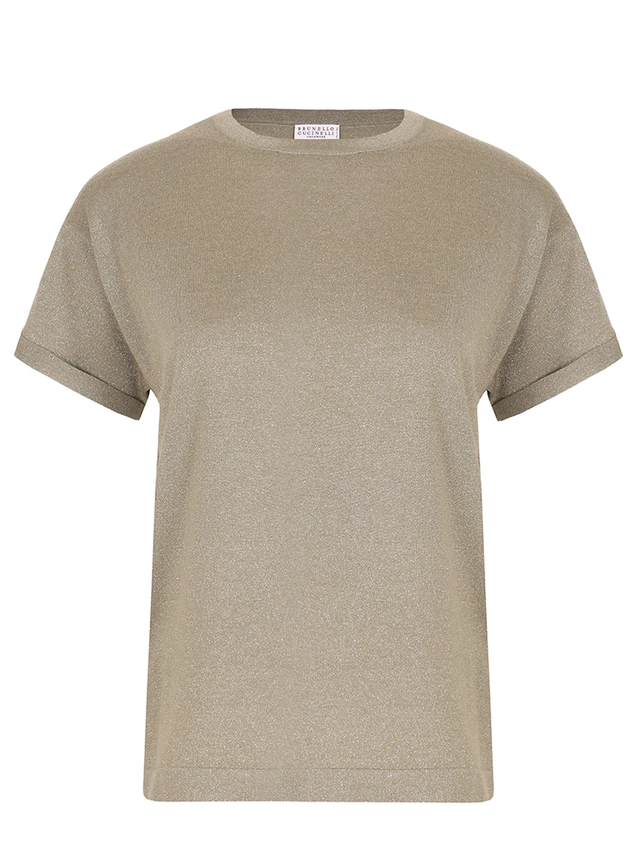 Футболка из кашемира и шелка