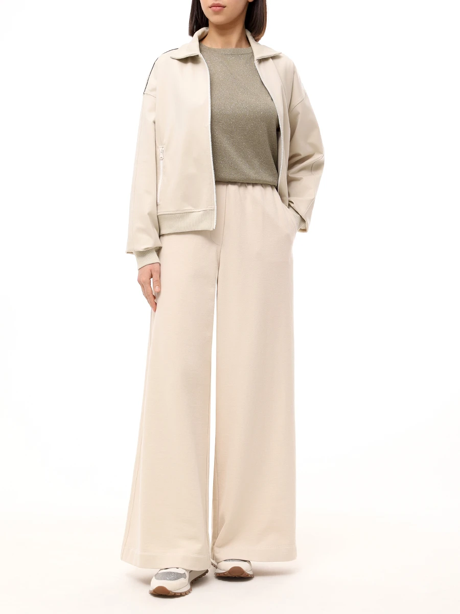 Футболка из кашемира и шелка