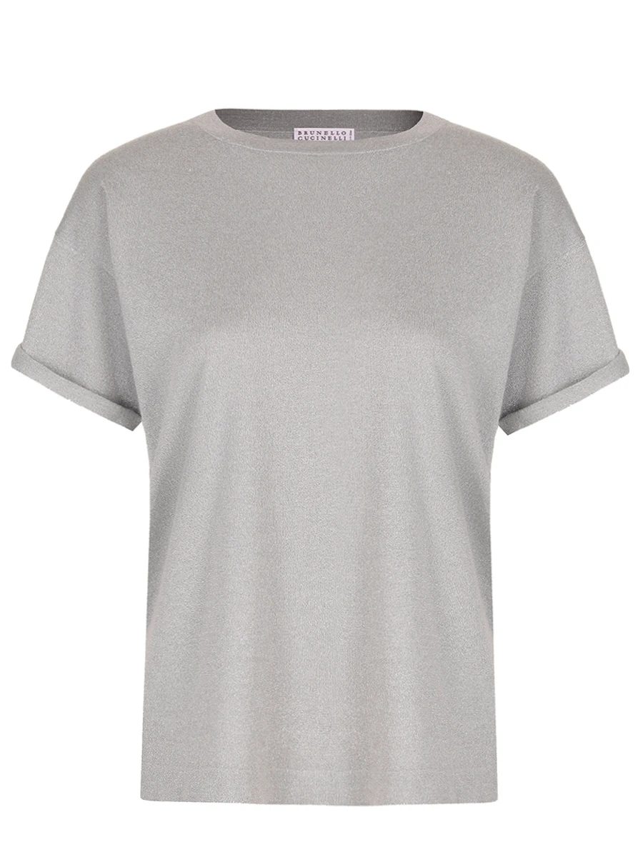 Футболка из кашемира и шелка