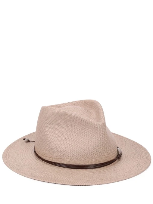 Шляпа плетеная BRUNELLO CUCINELLI