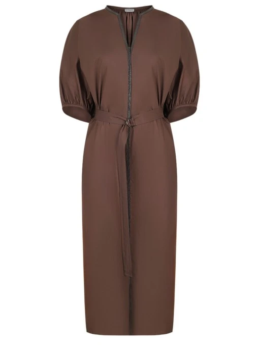 Платье хлопковое BRUNELLO CUCINELLI
