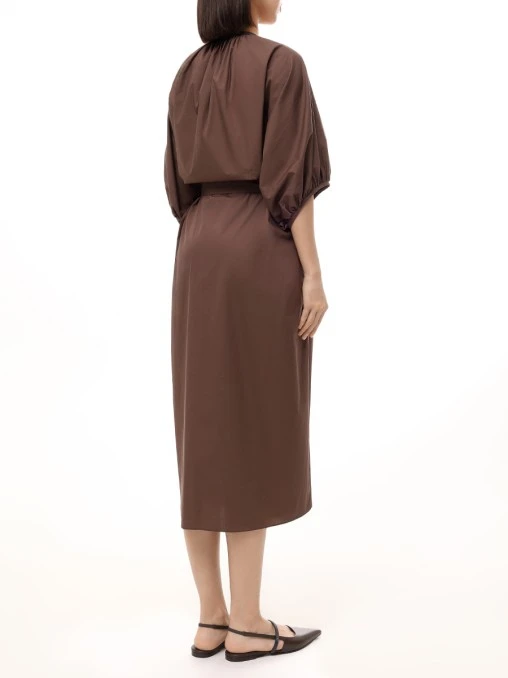 Платье хлопковое BRUNELLO CUCINELLI
