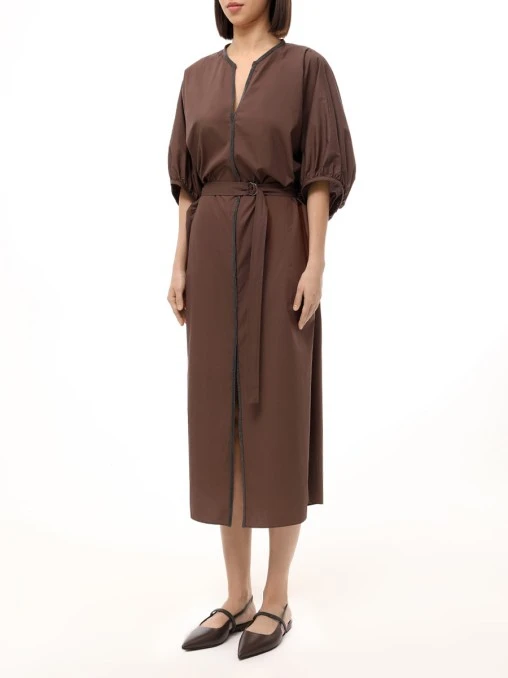 Платье хлопковое BRUNELLO CUCINELLI