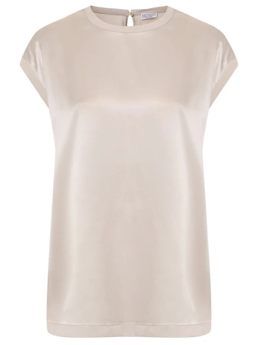 Топ шелковый BRUNELLO CUCINELLI