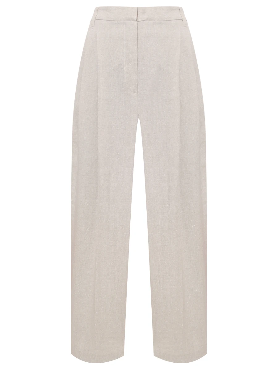 Брюки льняные