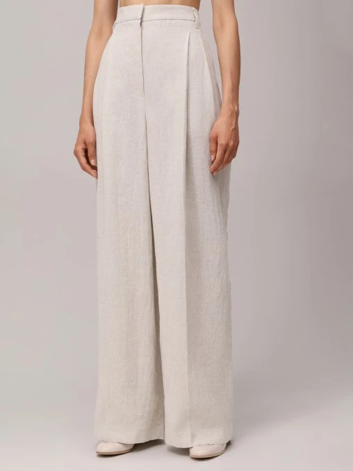 Брюки льняные BRUNELLO CUCINELLI