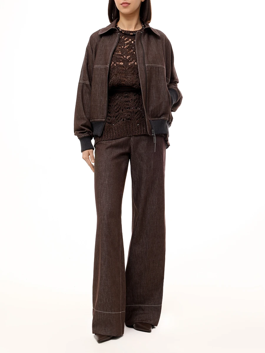 Джемпер льняной