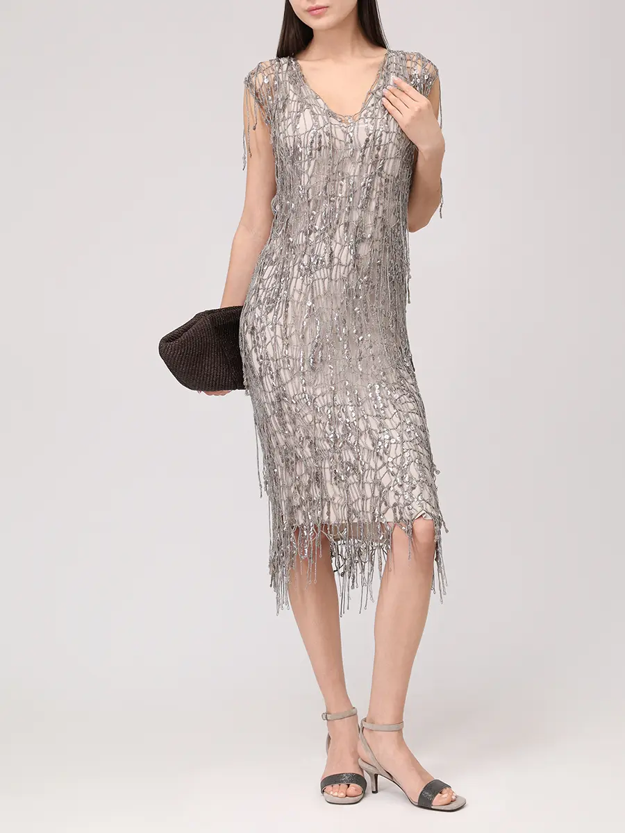 Платье с пайетками