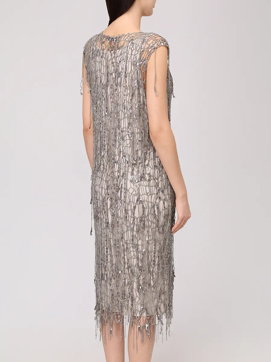 Платье с пайетками