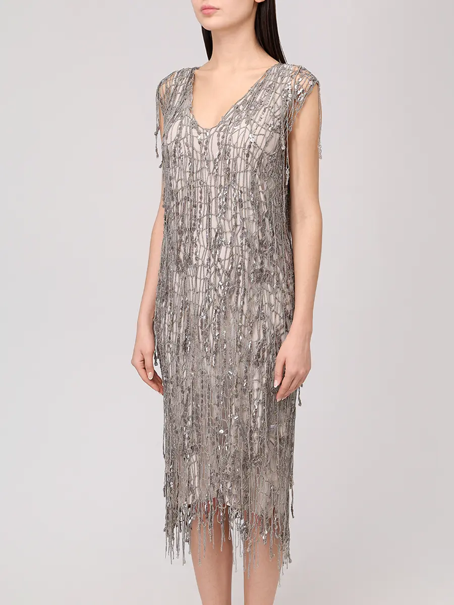 Платье с пайетками