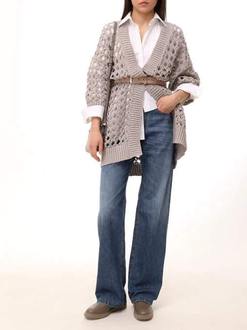 Джинсы хлопковые BRUNELLO CUCINELLI