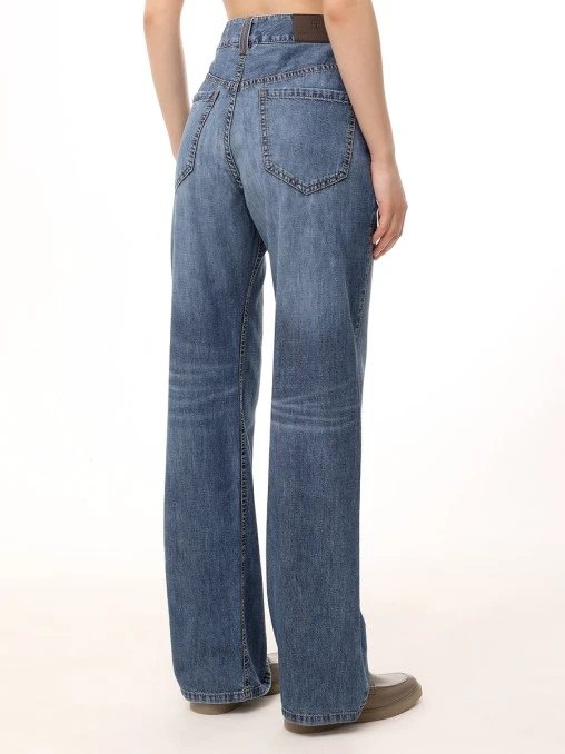 Джинсы хлопковые BRUNELLO CUCINELLI