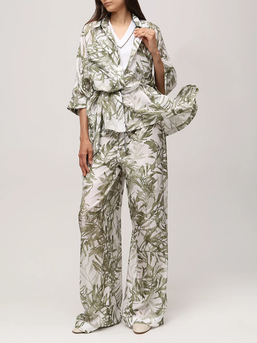 Рубашка шелковая