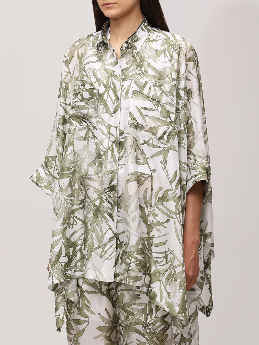 Рубашка шелковая