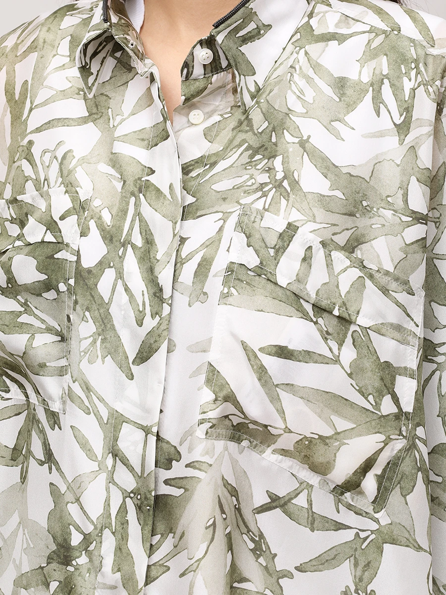 Рубашка шелковая