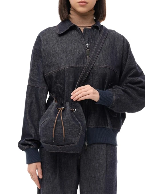 Сумка джинсовая BC Duo BRUNELLO CUCINELLI