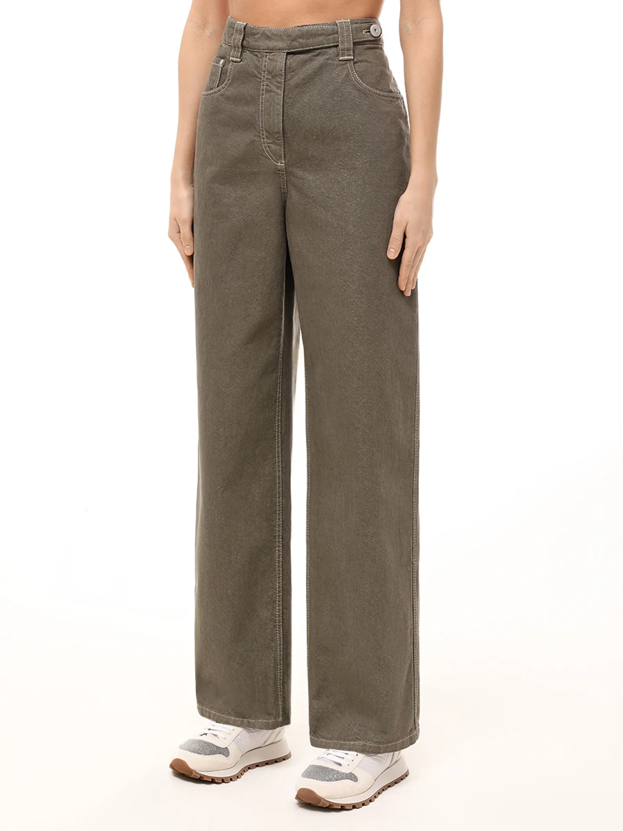 Джинсы хлопковые