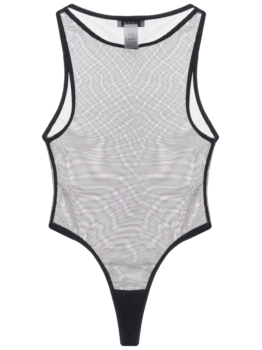 Боди из сетки