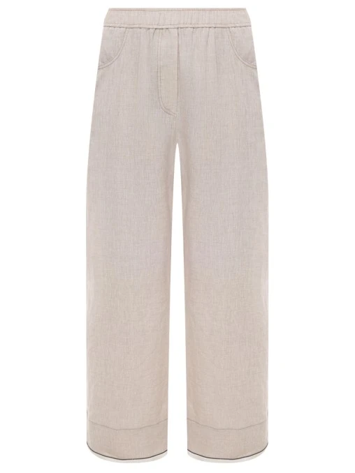 Брюки льняные BRUNELLO CUCINELLI
