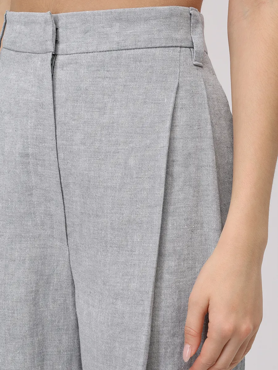 Брюки льняные