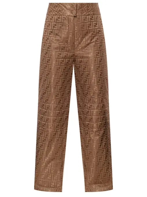Брюки с принтом FENDI