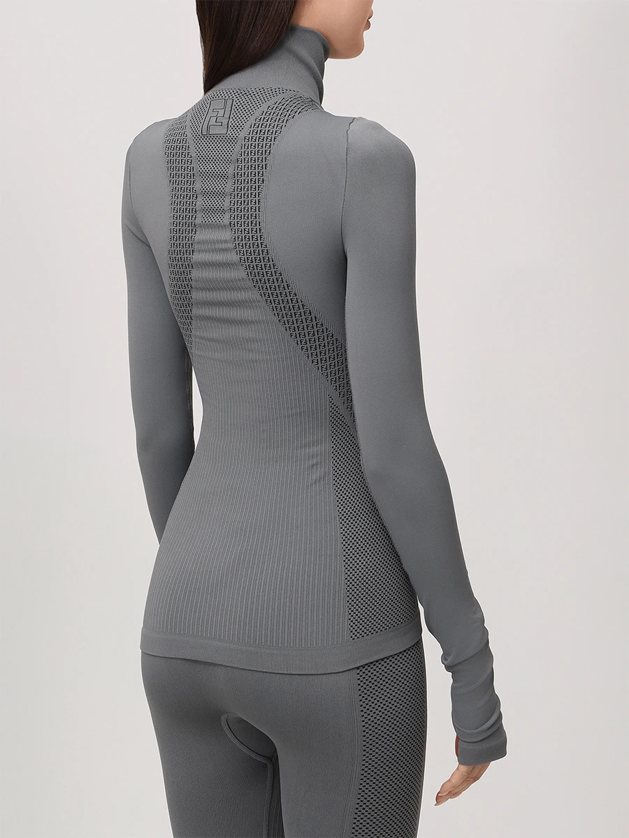 Лонгслив однотонный