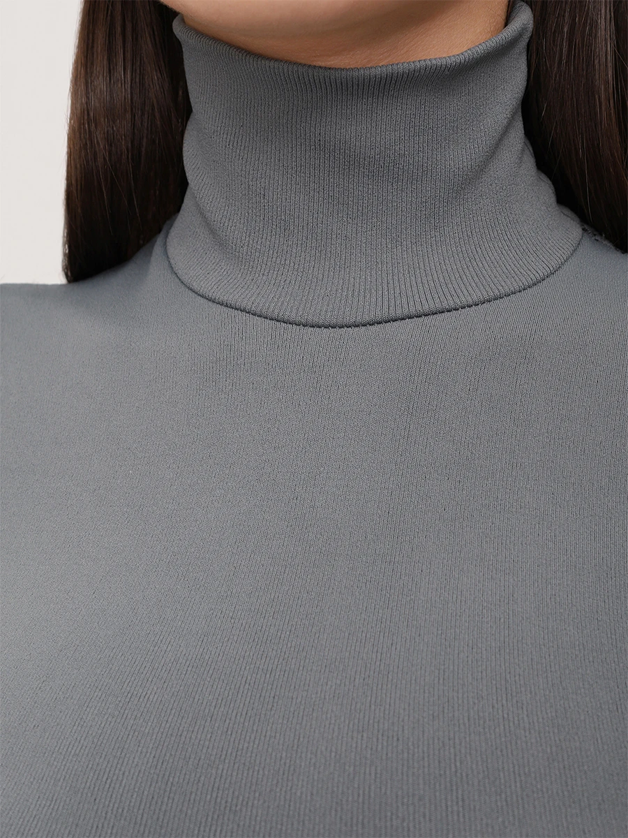 Лонгслив однотонный