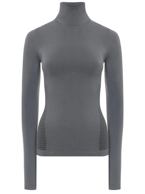 Лонгслив однотонный FENDI