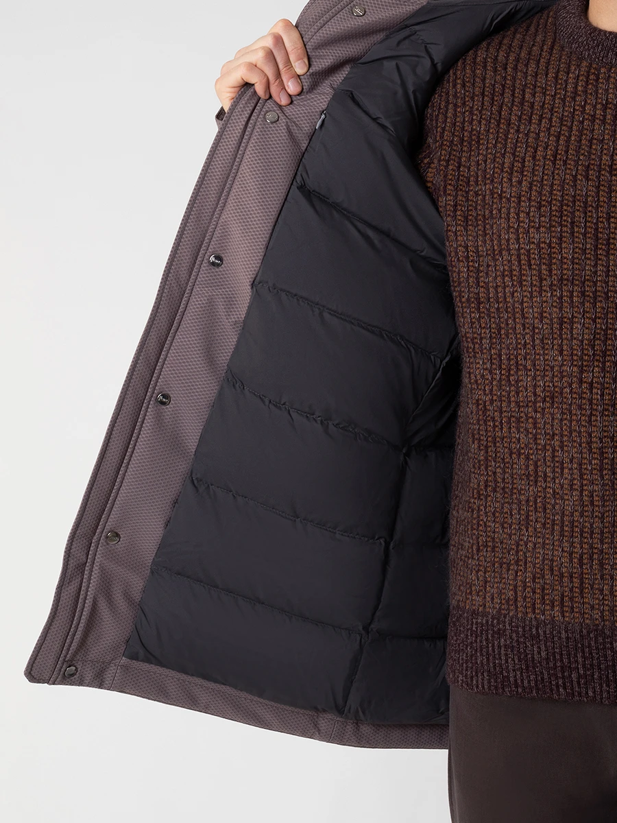 Пуховик стеганый