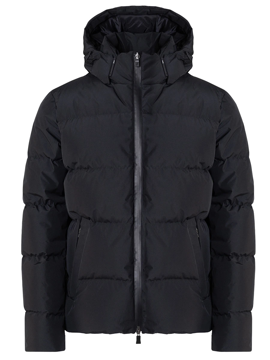 Пуховик из шелка и кашемира