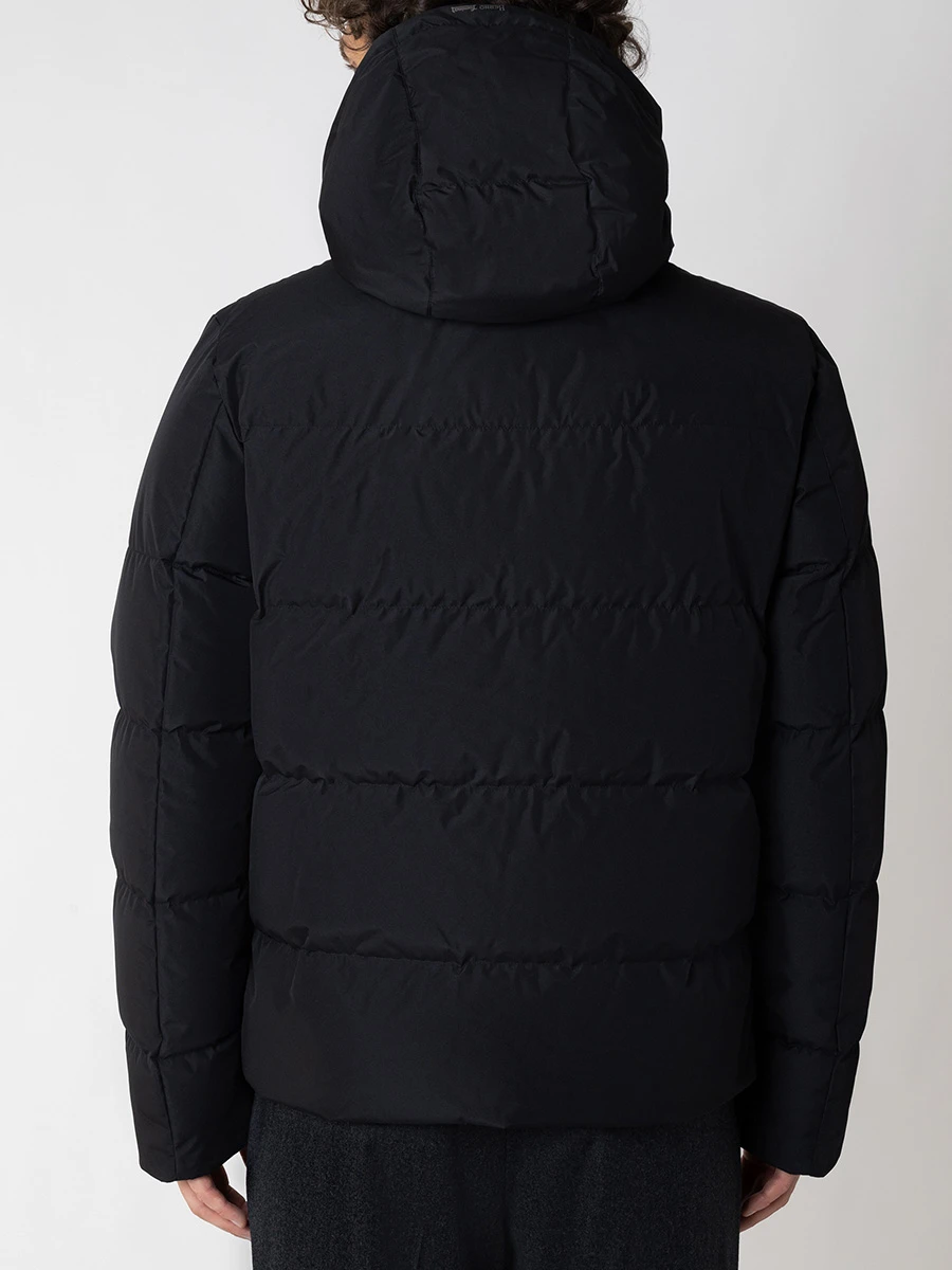 Пуховик из шелка и кашемира