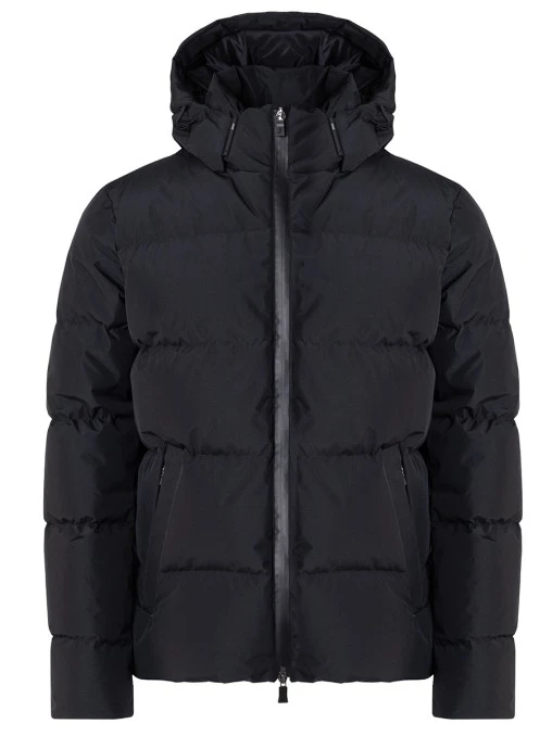 Пуховик из шелка и кашемира HERNO