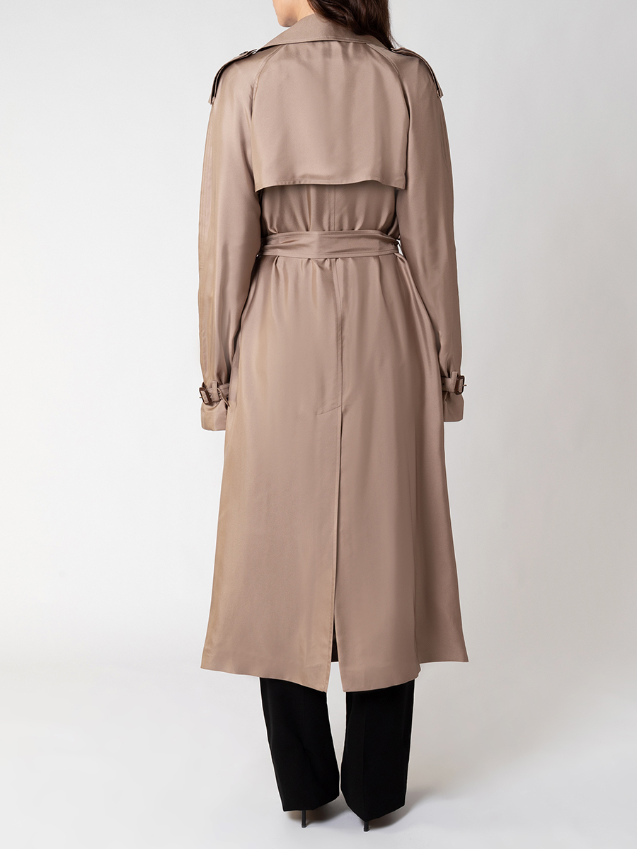 Тренч шелковый
