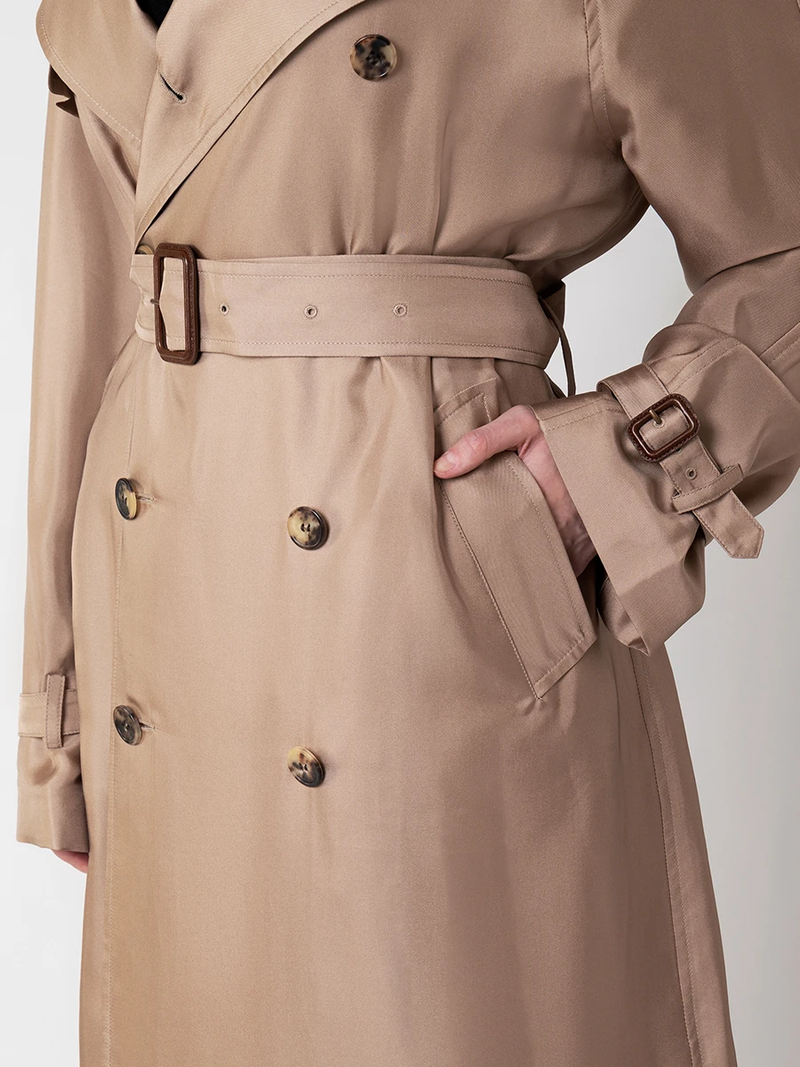 Тренч шелковый