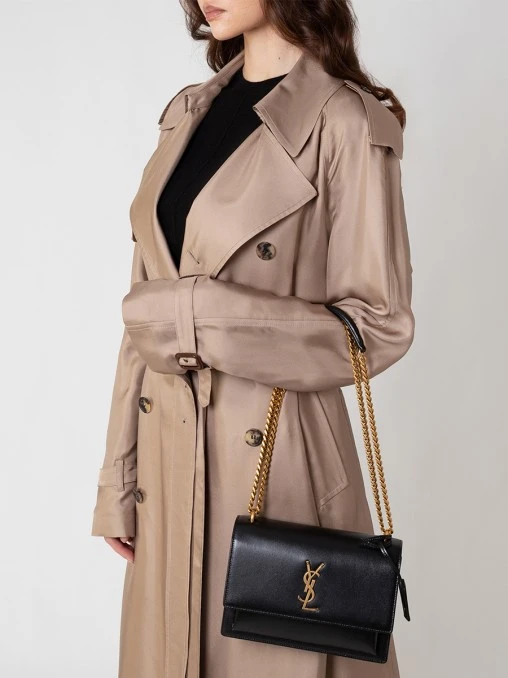Тренч шелковый SAINT LAURENT
