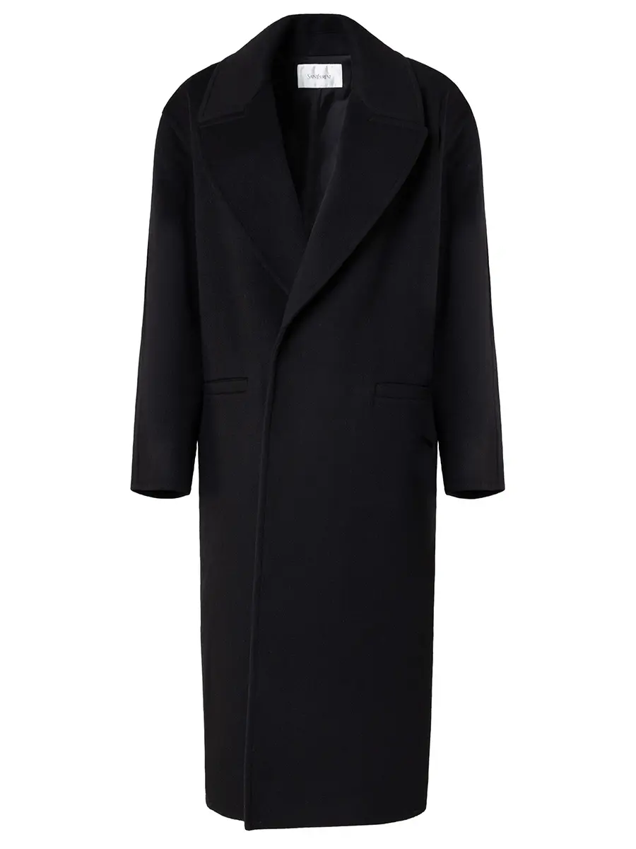 Пальто из кашемира и шерсти