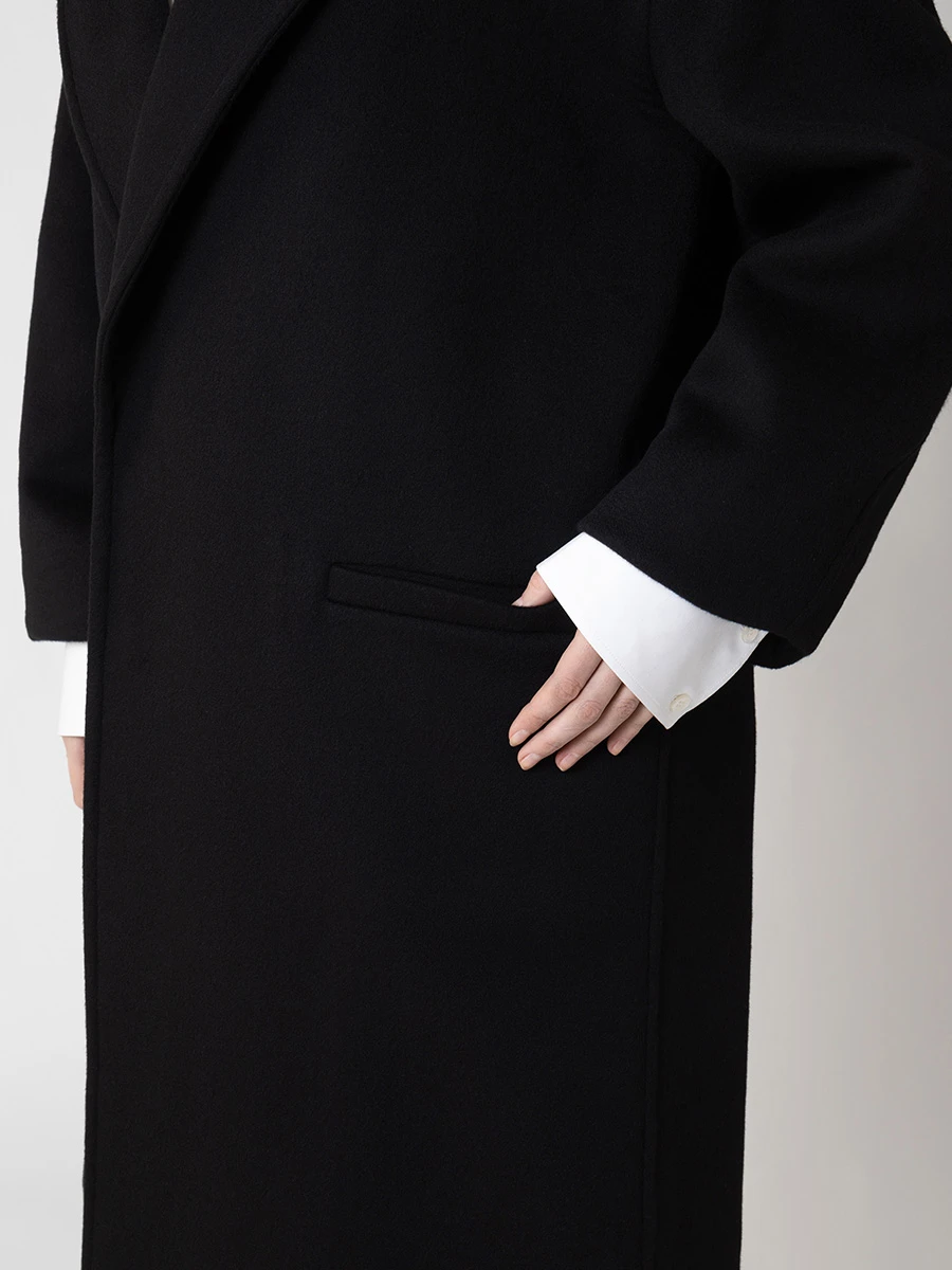 Пальто из кашемира и шерсти