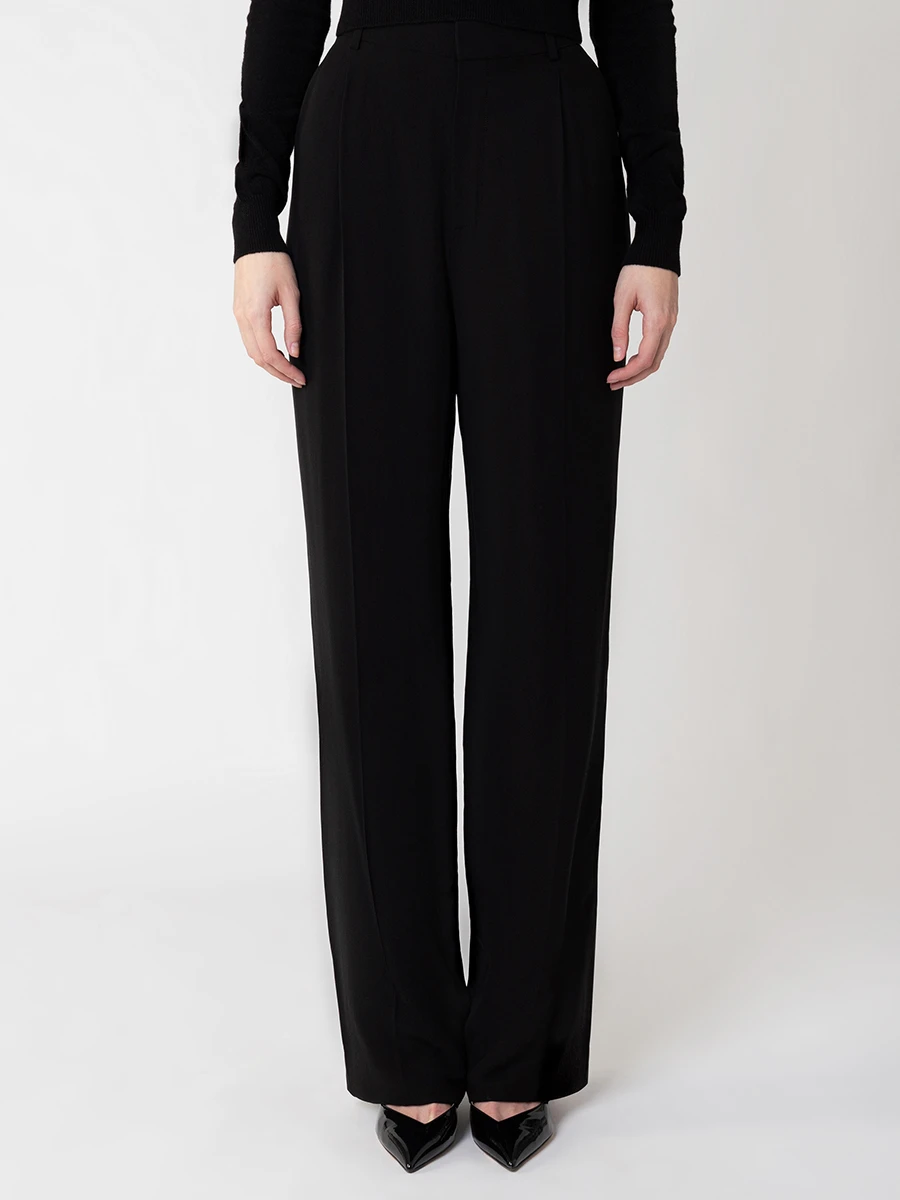 Брюки шелковые