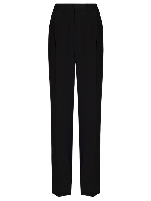 Брюки шелковые SAINT LAURENT