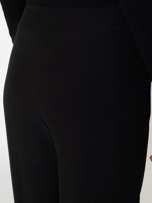 Брюки шелковые SAINT LAURENT