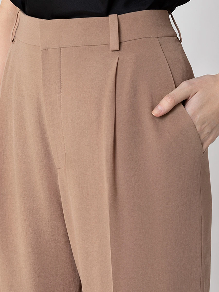 Брюки шелковые