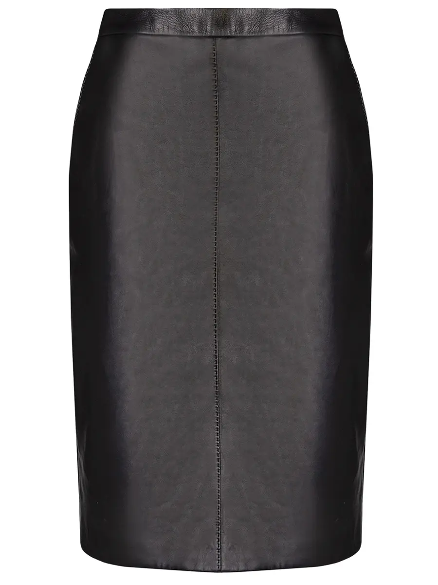 Юбка кожаная