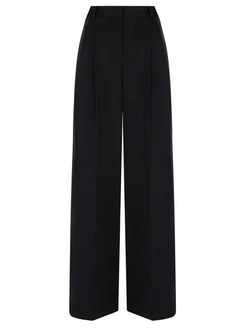 Брюки шерстяные SAINT LAURENT