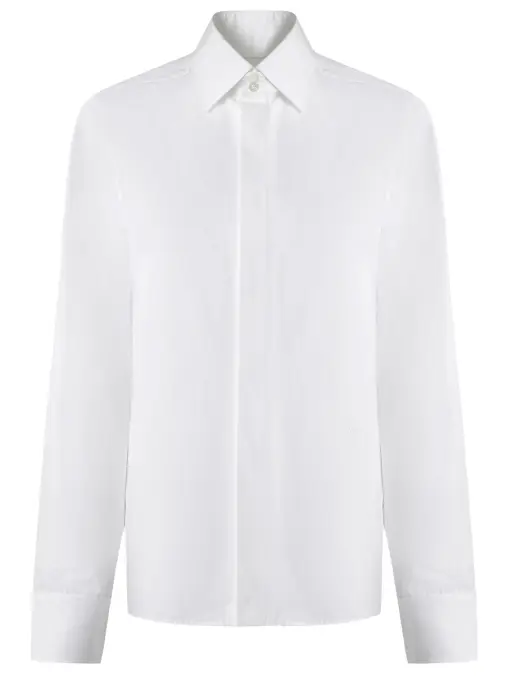 Блуза хлопковая SAINT LAURENT