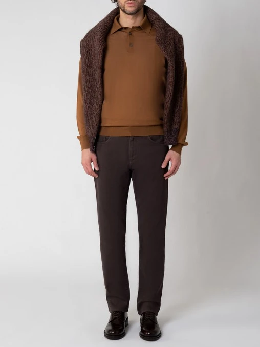 Поло шерстяное ZEGNA