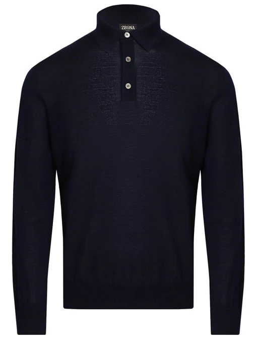 Поло шерстяное ZEGNA