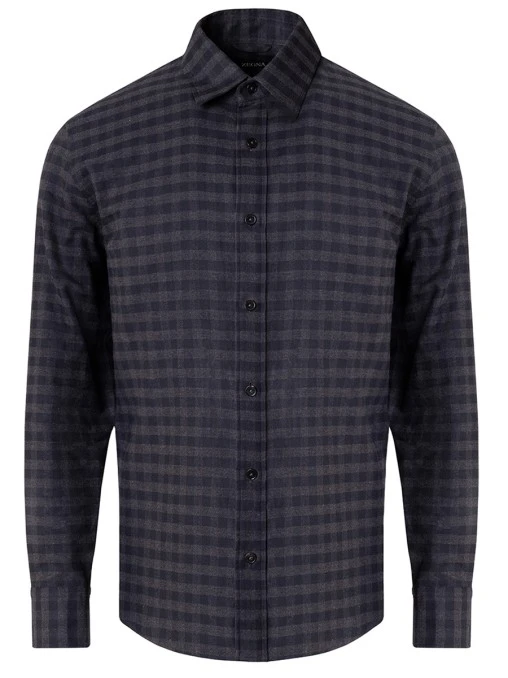 Рубашка хлопковая ZEGNA